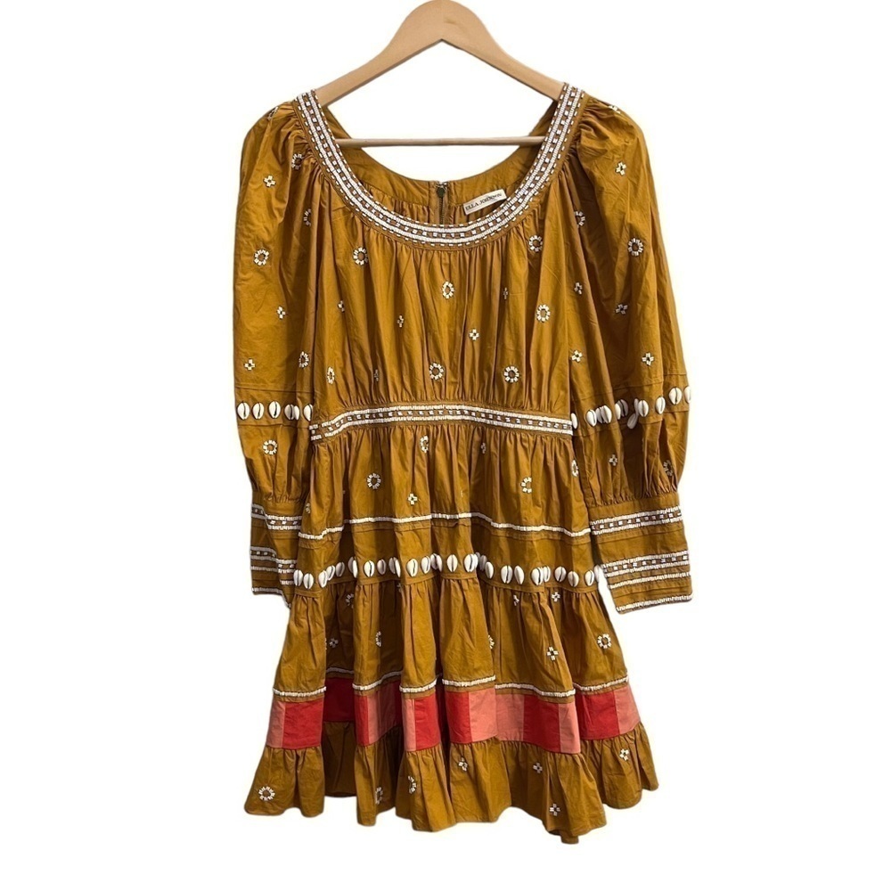 TUCKERNUCK Ulla Johnson yellow mini dress size 2 - Picture 8 of 16